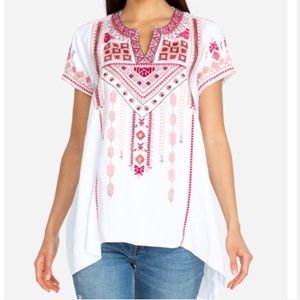 Johnny Was Sabriya Boho Drape Top